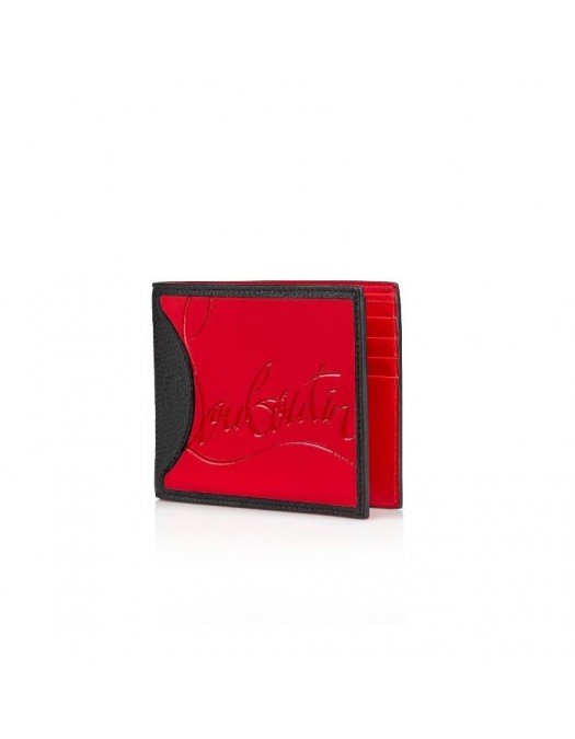 PORTCARD CHRISTIAN LOUBOUTIN, Red Leather - 3195052H734