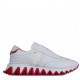 Sneakers Christian Louboutin,  Casual Style Studded Leather, White 3200517WH43 - 3200517WH43