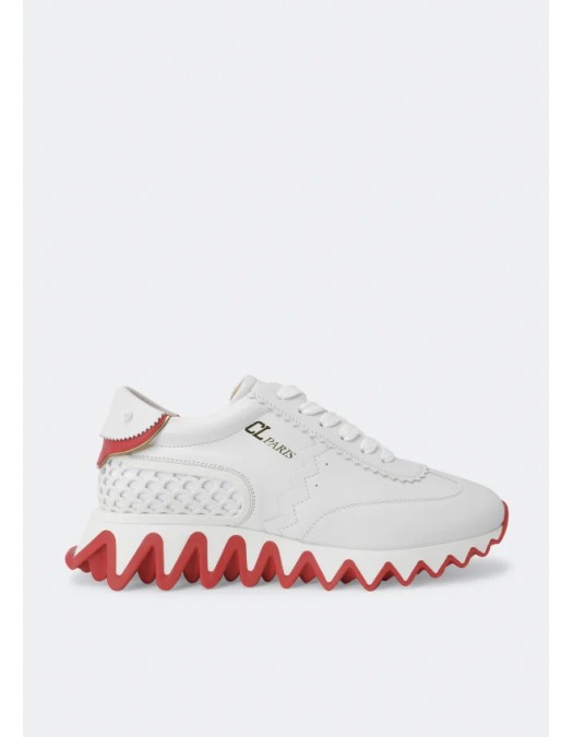 Sneakers Christian Louboutin,  Casual Style Studded Leather, White 3200517WH43 - 3200517WH43