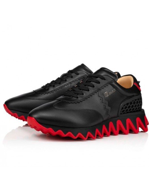 Sneakers Christian Louboutin, LOUBISHARK BLACK RED - 3210983H358