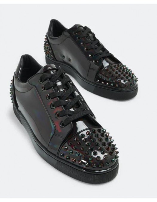 Sneakers Christian Louboutin, Seavaste 2 Iridescent Patent, Black - 3220500B660