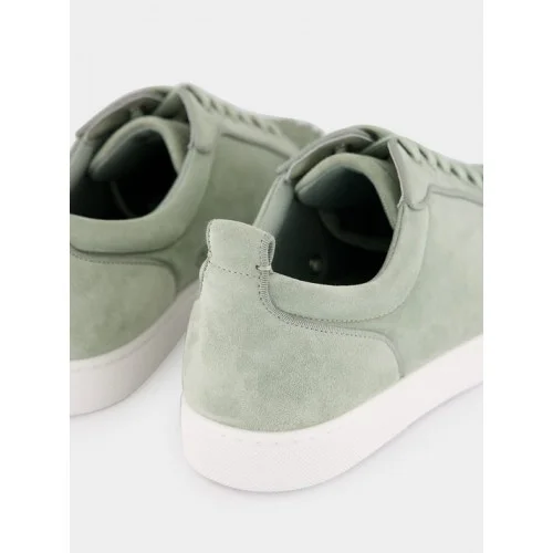 Sneakers Christian Louboutin, Spikes Design, Haiiro Green