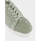 Sneakers Christian Louboutin, Spikes Design, Haiiro Green - 3240078E854