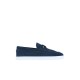 Loafers CHRISTIAN LOUBOUTIN, DARK BLUE LEATHER LOAFERS - 32401844361