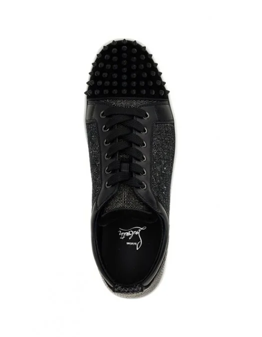 Sneakers Christian Louboutin, Louis Junior Spikes Orlato, Black - 3240302B026