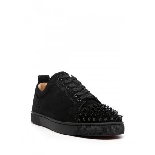 Sneakers Christian Louboutin, Spikes Design, Black