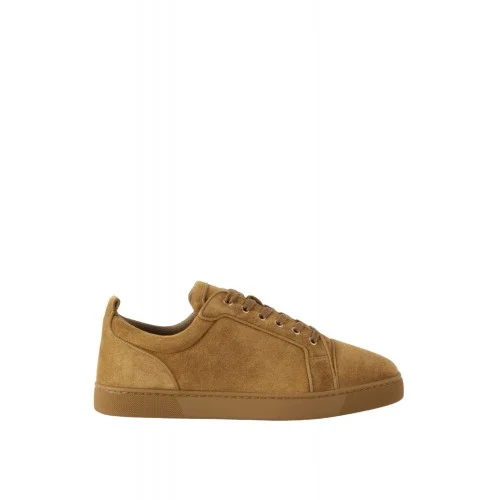 Sneakers CHRISTIAN LOUBOUTIN, Louis Junior Grosgrain-Trimmed Suede Sneakers