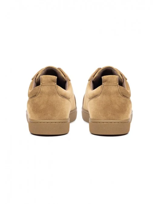 Sneakers CHRISTIAN LOUBOUTIN, Louis Junior Grosgrain-Trimmed Suede Sneakers - 3240426BZ09