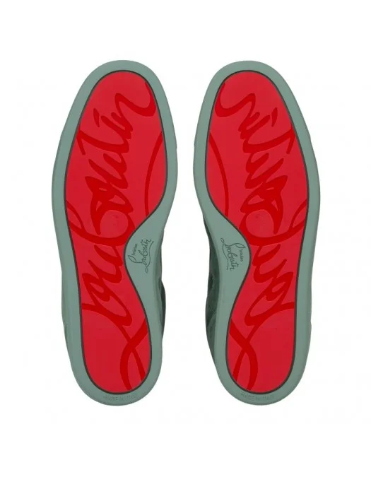 Sneakers Christian Louboutin, Clear Design, Manuka Green