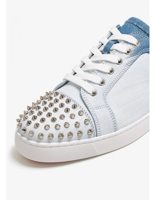 Sneakers Christian Louboutin, Louis Junior Spikes denim - 32408646713