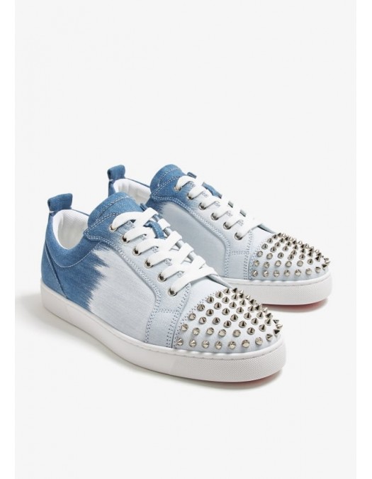 Sneakers Christian Louboutin, Louis Junior Spikes denim - 32408646713