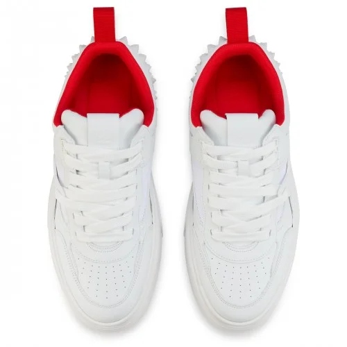 Sneakers CHRISTIAN LOUBOUTIN, Astroloubi studded sneakers, Alb