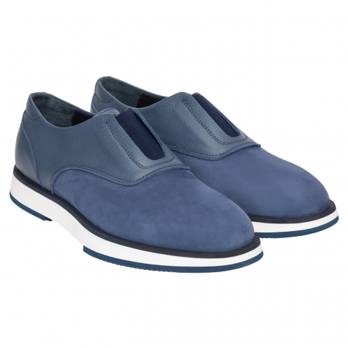 Loafers GIANFRANCO BUTTERI, Dynamic Comfort, Denim Blue Loafers GIANFRANCO BUTTERI, Dynamic Comfort, Denim Blue