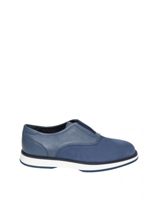 Loafers GIANFRANCO BUTTERI, Dynamic Comfort, Denim Blue - 34164DENIM