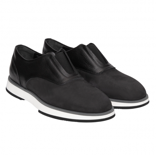 Loafers GIANFRANCO BUTTERI, Urban Fusion, Black Loafers GIANFRANCO BUTTERI, Urban Fusion, Black