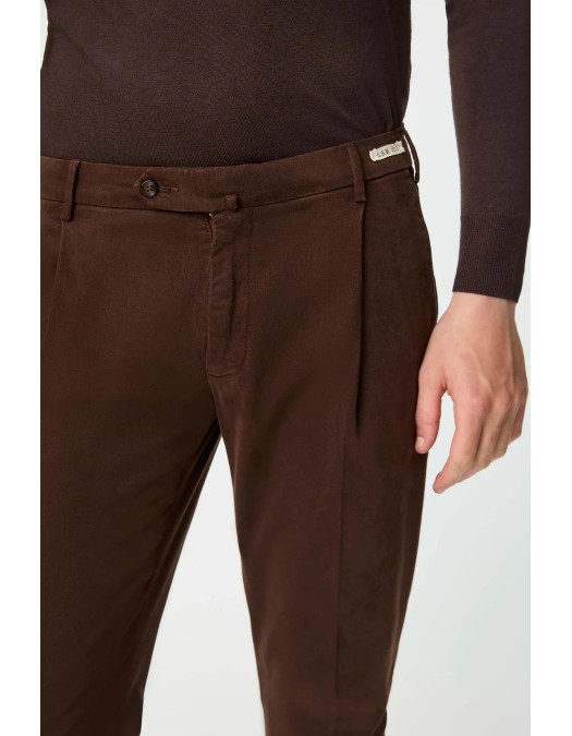 Pantaloni L.B.M 1911, Moody Design, Warm Brown - 3550368426