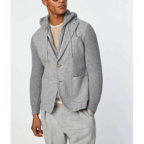 Geaca L.B.M 1911, Ivan Blazer Design, Wool, Grey Geaca L.B.M 1911, Ivan Blazer Design, Wool, Grey