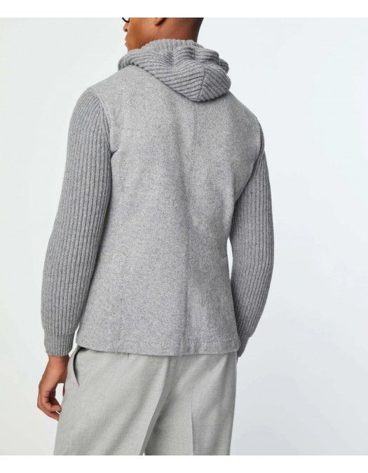 Geaca L.B.M 1911, Ivan Blazer Design, Wool, Grey - 3570022826