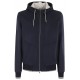 Geaca L.B.M 1911, Zip Detail, Wool, Navy Blue - 3570359375