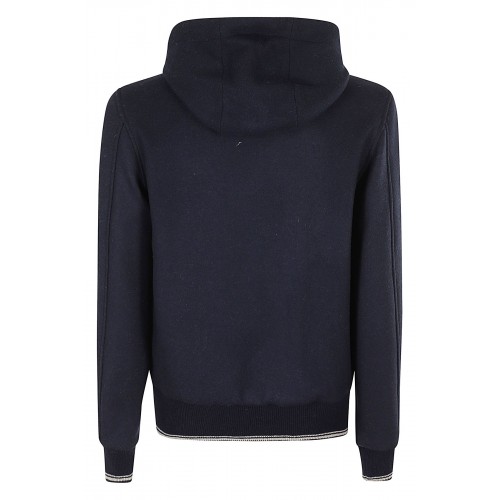 Jacheta L.B.M 1911, Zip Detail, Wool, Navy Blue Jacheta L.B.M 1911, Zip Detail, Wool, Navy Blue