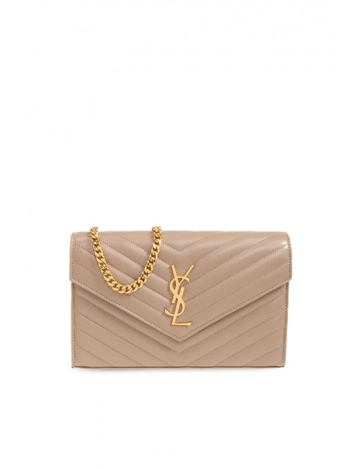 Geanta YVES SAINT LAURENT, Shoulder, Envelope Design, Small, Beige - 377828BOW012712