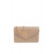 Geanta YVES SAINT LAURENT, Shoulder, Envelope Design, Small, Beige - 377828BOW012712