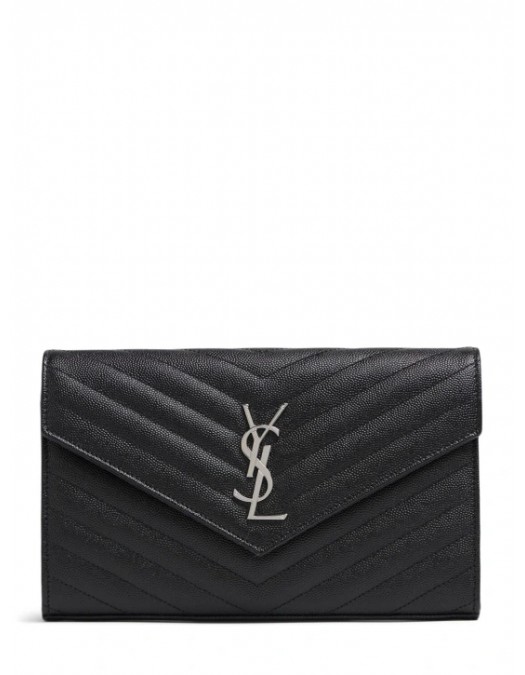 Geanta YVES SAINT LAURENT, Shoulder, Envelope Design, Small, Black - 377828BOW021000