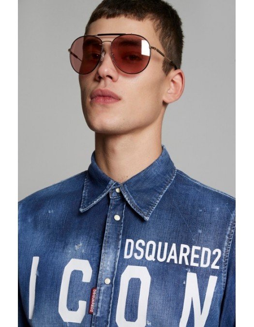 Camasa DSQUARED2 ICON Frontal - S79DL0001470