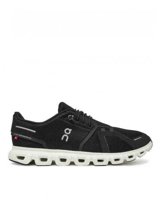 Sneakers ON, Cloud 6 Design, Running, Men, White Details, Black - 3MF10070299BLACKWHITE Sneakers ON, Cloud 6 Design, Running, Men, White Details, Black - 3MF10070299BLACKWHITE
