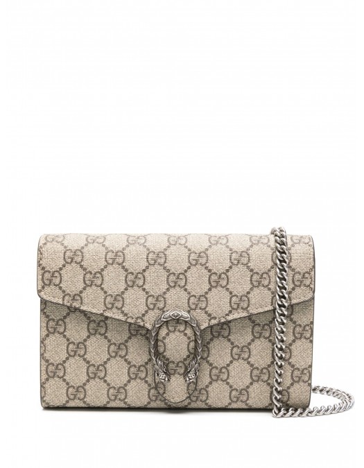 Geanta GUCCI, Shoulder Wallet, Dionysus GG, Beige - 401231KHNSN8642