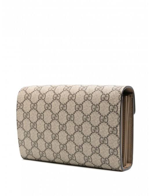 Geanta GUCCI, Shoulder Wallet, Dionysus GG, Beige - 401231KHNSN8642