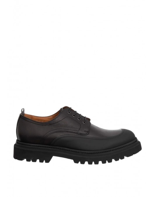 Pantofi ROSSI, Black Leather - 412NERO Pantofi ROSSI, Black Leather - 412NERO