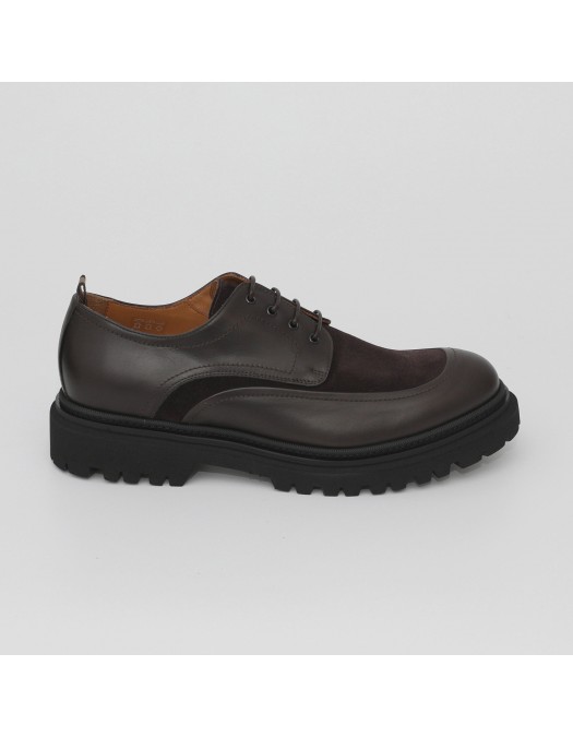 Pantofi ROSSI, Robust Design, Dark Brown - 412POMORO