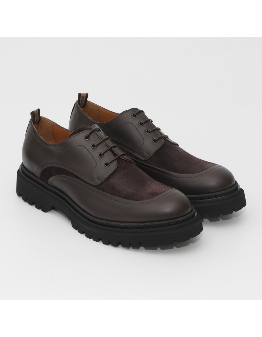 Pantofi ROSSI, Robust Design, Dark Brown - 412POMORO