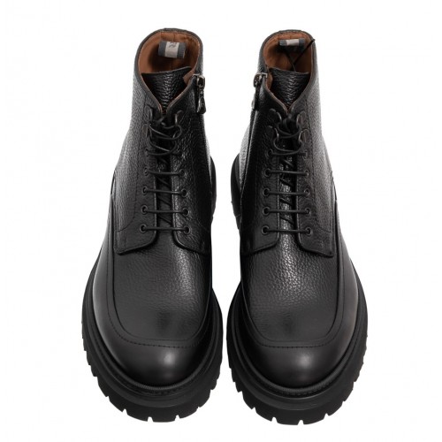 Ghete ROSSI, Black Leather, 413PZNERO Ghete ROSSI, Black Leather, 413PZNERO