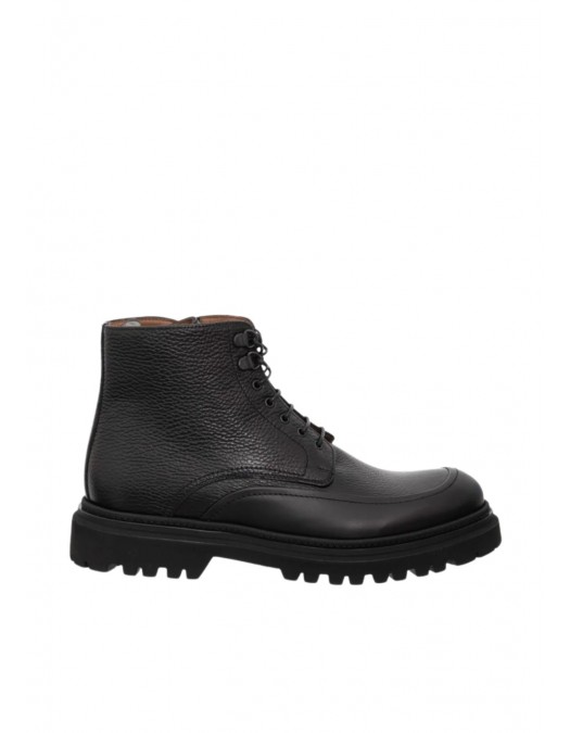 Ghete ROSSI, Black Leather, 413PZNERO - 413PZNERO Ghete ROSSI, Black Leather, 413PZNERO - 413PZNERO