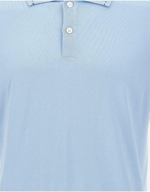 Tricou GRAN SASSO, Silk blend polo - 4314216224510