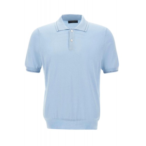 Tricou GRAN SASSO, Silk blend polo