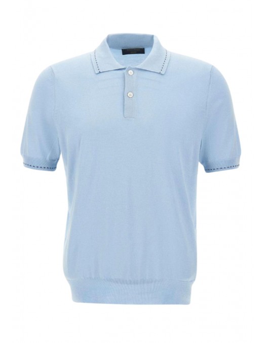 Tricou GRAN SASSO, Silk blend polo - 4314216224510