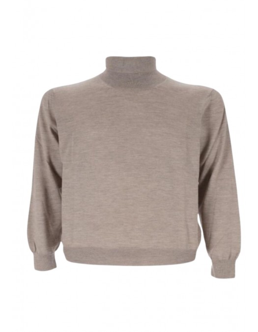 Pulover GRAN SASSO, Cu guler inalt, Bej - 4316315390020