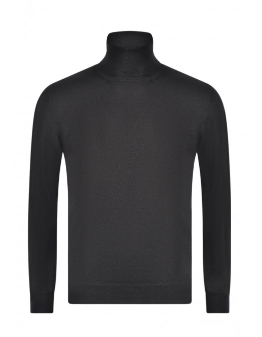 Pulover GRAN SASSO, Cu guler inalt, Negru - 4316315390099