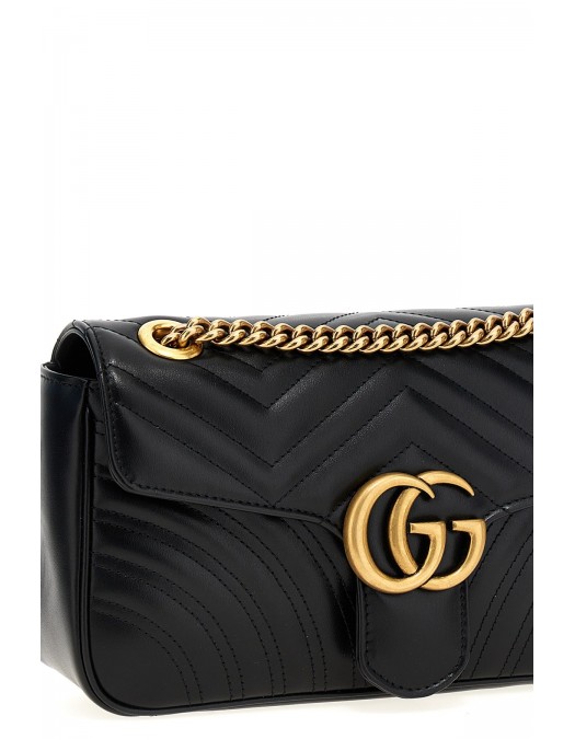 Geanta GUCCI, Shoulder, Small, Marmont Collection, Black - 443497DTDIT1000