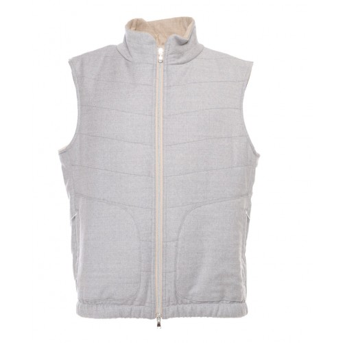 Vesta L.B.M 1911, Lightweight Wool Gilet, Grey Vesta L.B.M 1911, Lightweight Wool Gilet, Grey