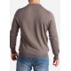 Pulover GRAN SASSO, Super Tasmania, la baza gatului, Beige - 4516714790162