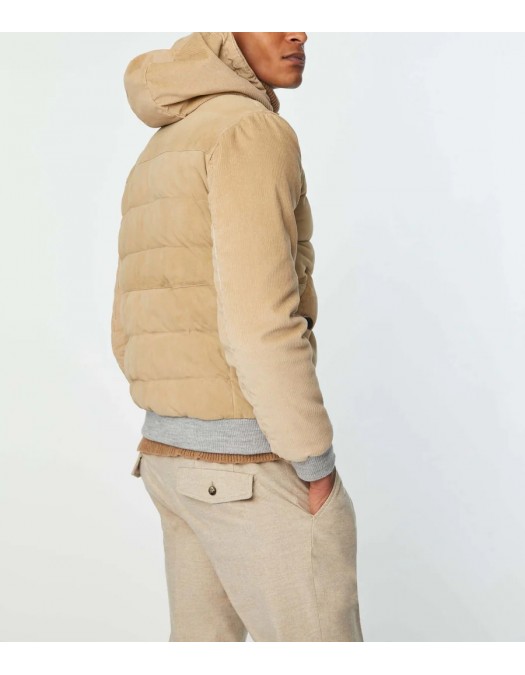 Geaca L.B.M 1911, Suede Bomber, Hazelnut Beige - 4950429402