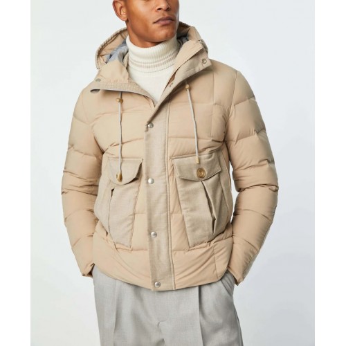 Geaca L.B.M 1911, Hooded Padded, Beige Geaca L.B.M 1911, Hooded Padded, Beige