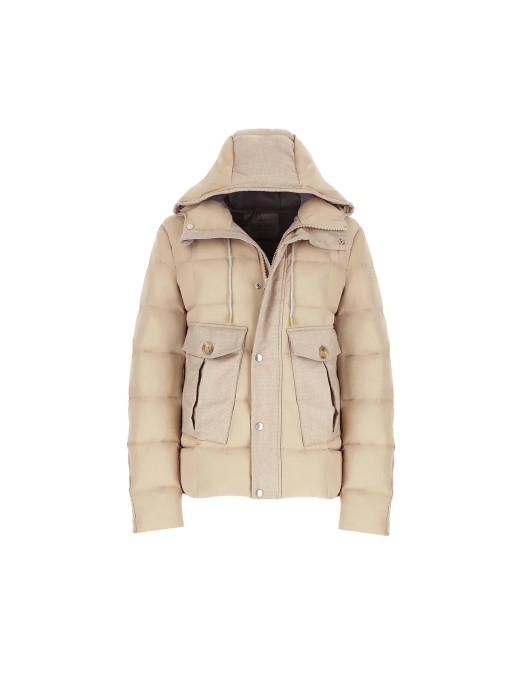 Geaca L.B.M 1911, Hooded Padded, Beige - 4950739404