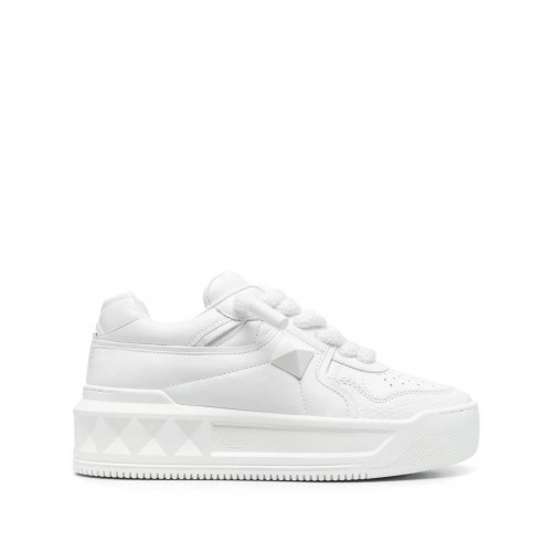 Sneakers VALENTINO, One Stud XL Sneakers, Full Alb 5W2S0FQ4XTM0BO Sneakers VALENTINO, One Stud XL Sneakers, Full Alb 5W2S0FQ4XTM0BO