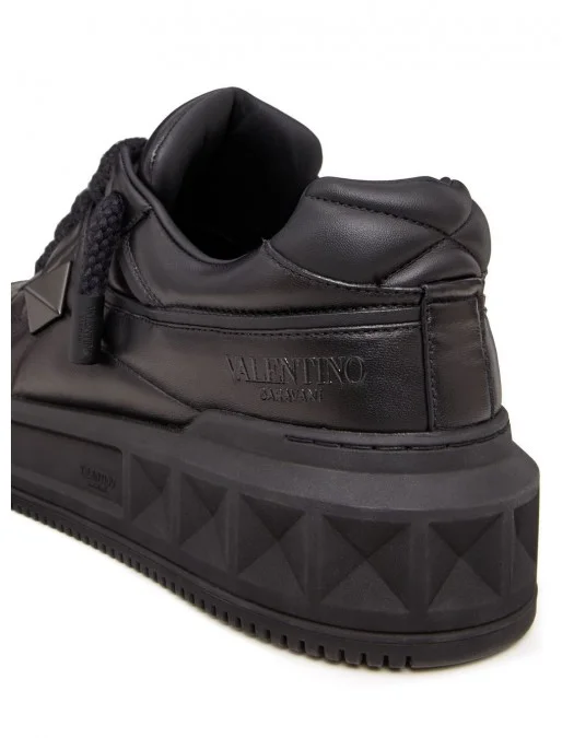 Sneakers VALENTINO, One Stud XL Sneakers, Men, Full Black - 4Y2S0G37XTM0NO