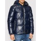 Geaca Karl Lagerfeld, Hooded Down Blouson, Bleumarin - 505005512505690